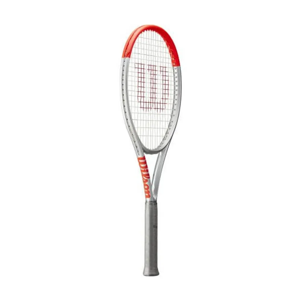Wilson Clash 100L Argento Argento Rosso - Racchetta Tennis Uomo