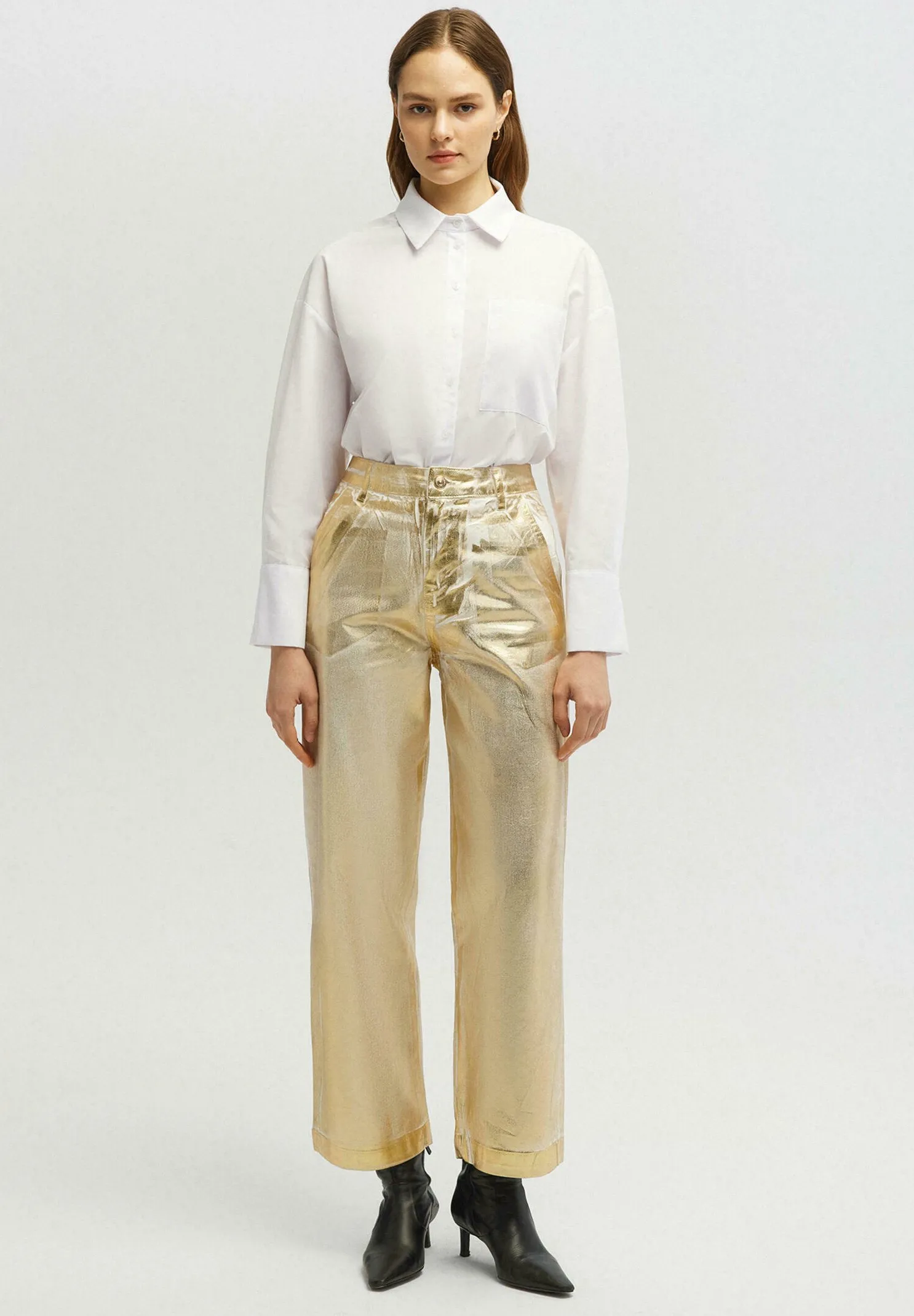 WITH FOIL DETAIL - Jeans a sigaretta