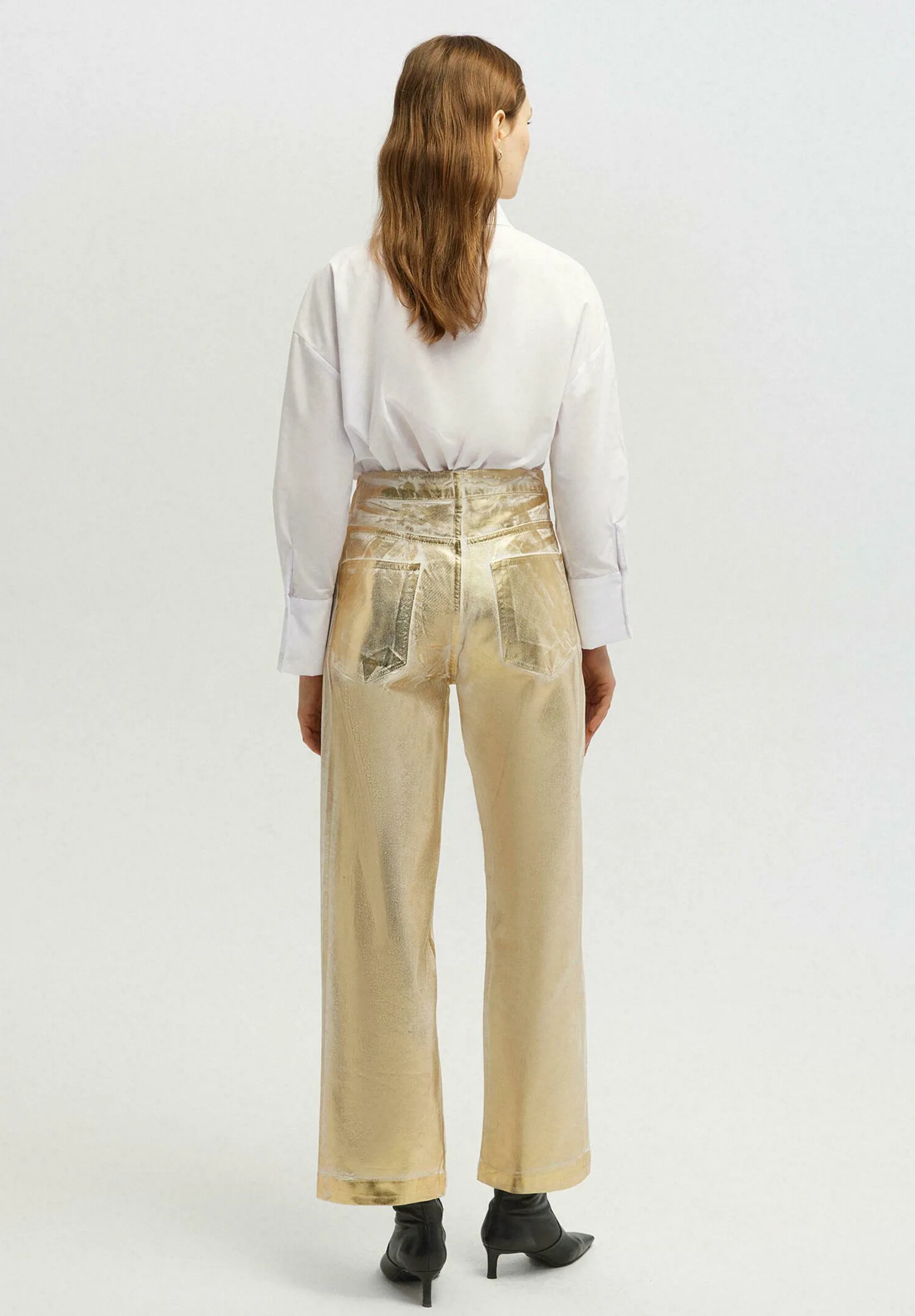WITH FOIL DETAIL - Jeans a sigaretta