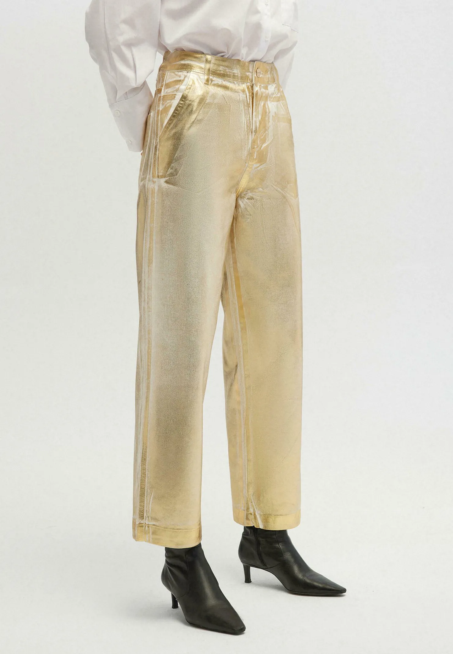 WITH FOIL DETAIL - Jeans a sigaretta